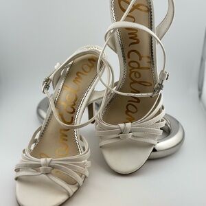 Sam Edelman Adaline Women's White Strappy Sandals